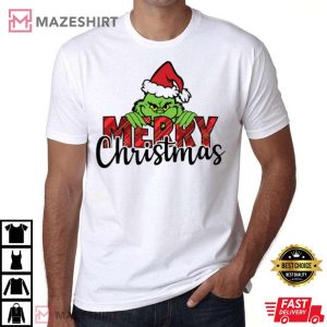Merry Christmas Grinch T Shirt 4