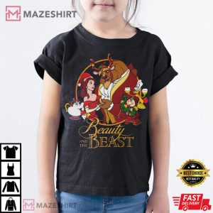 Beauty And The Beast Squad Characters T Shirt 4