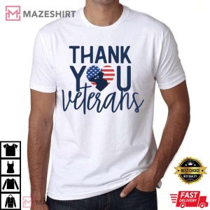 Thank You For Your Service Veterans T Shirt 1
