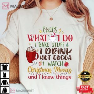 Christmas Shirt Christmas Movies Gift Winter T Shirt 4