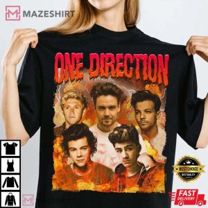 One Direction Vintage Gift For Fan T Shirt 1