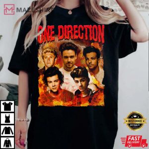 One Direction Vintage Gift For Fan T Shirt 3