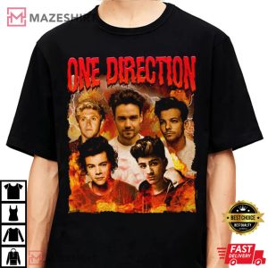 One Direction Vintage Gift For Fan T Shirt 4