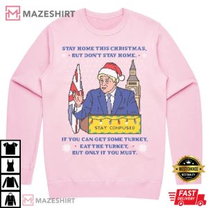 Boris Johnson Lockdown Speech Jumper T Shirt 2