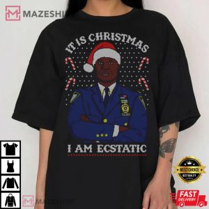 Christmas Captain Raymond Holt Jumper Gift T Shirt 1
