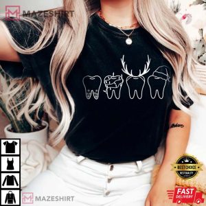 Comfort Colors Dental Dentist Teeth Christmas T Shirt 3
