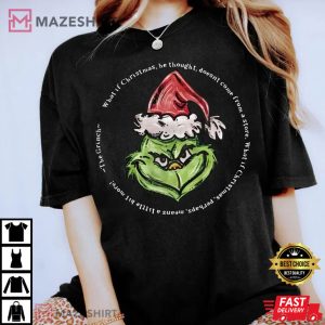 Comfort Colors Grinchmas Christmas Funny Vintage T Shirt 3