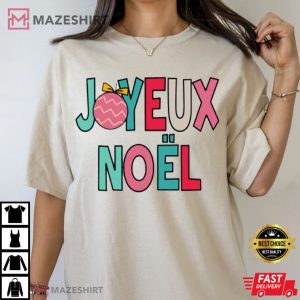 Joyeux Noel Christmas Xmas Trending T Shirt 4