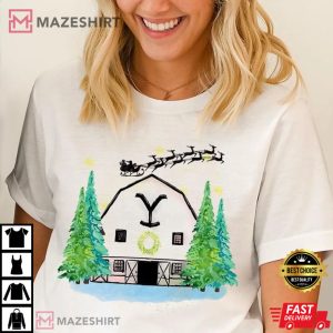Yellowstone Ranch Christmas Beth Dutton Rip T Shirt 2