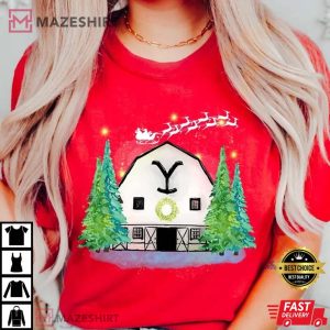 Yellowstone Ranch Christmas Beth Dutton Rip T Shirt 3