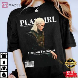 Daemon Targaryen Playgirl Cover T Shirt 2