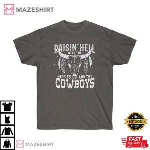 Cody Jinks Hippies and Cowboys Raisin Hell With The Hippies T shirt 1