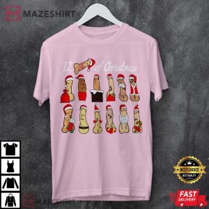 12 Days Of Christmas Dirty Santa T Shirt 3