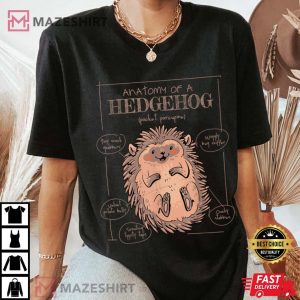 Anatomy of a Hedgehog Funny Hedgehog T Shirt 3