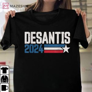 Desantis 2024 for President Vintage Distressed T Shirt 1