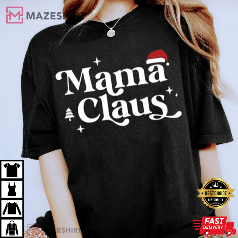 Mama Claus Daddy Claus Christmas Couple Shirts Mama Claus Daddy Claus Christmas Couple Shirts