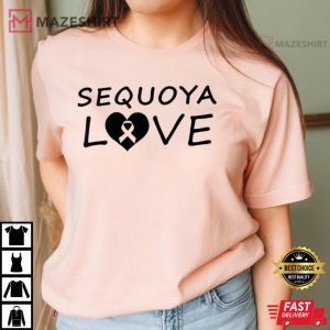 Wilkinsi Designs Sequoya Love No Initial T Shirt 1