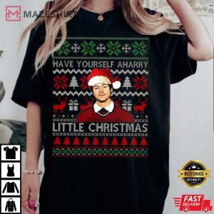 Have Yourself A Harry Harry Styles Little Christmas T Shirt 3