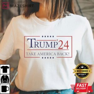 Trump 2024 Take America Back T Shirt 1