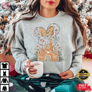 Christmas Gingerbread Castle T shirt 2