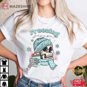 Freezing Season Christmas Gift T shirt 3