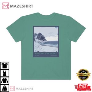 Snow On The Beach National Park 1989 T shirt 2