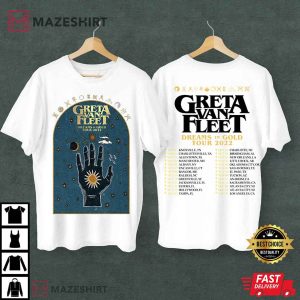 2022 Greta Van Fleet Dreams In Gold Tour 2