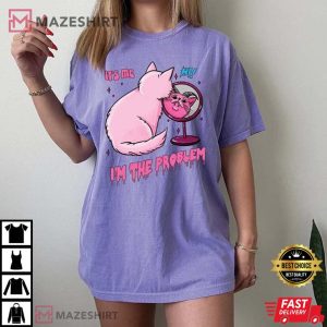 Im The Problem Goth Cat Anti Hero Midnights Lyric T shirt 4