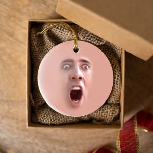 St. Nicolas Funny Christmas Ornament 1