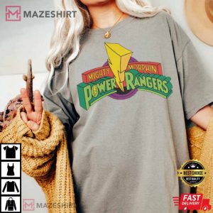 Retro Power Rangers T Shirt 2