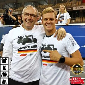 Danke Seb F1 Run With Seb T Shirt 2