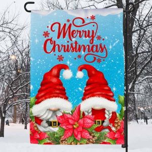 Merry Christmas Gnomes Gift For Christmas Flag #2