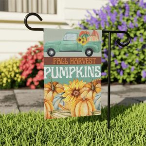 Fall Harvest Pumpkins Flag 1