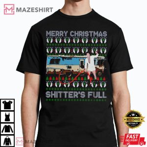Merry Christmas Shitters Full Ugly Christmas T Shirt 5
