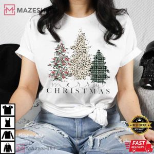Merry Christmas Tree T Shirt 3