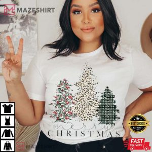 Merry Christmas Tree T Shirt 4