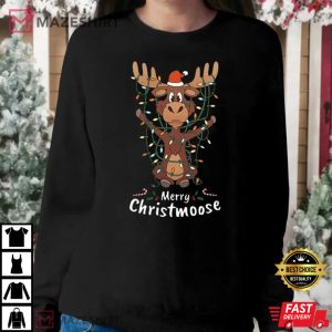 Merry Christmoose Christmas T Shirt 1