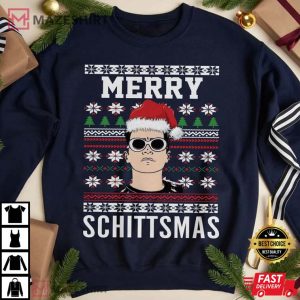 Merry Schittsmas Ugly Christmas T Shirt 1