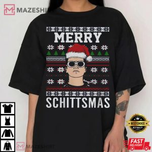 Merry Schittsmas Ugly Christmas T Shirt 4