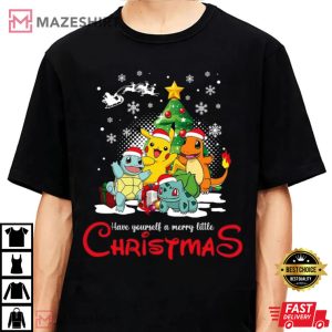 Pokemon Christmas Have Yourself T Shirt 3
