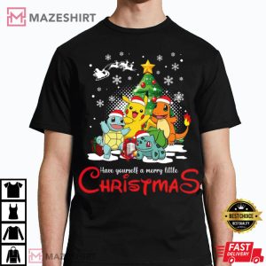 Pokemon Christmas Have Yourself T Shirt 4
