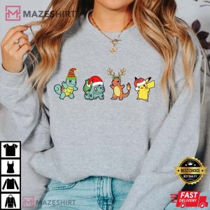 Funny Pokemon Christmas T Shirt 2