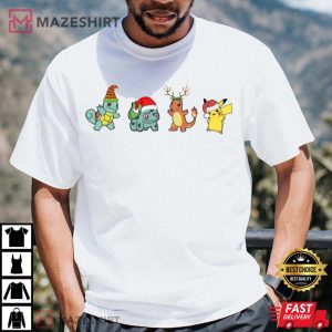 Funny Pokemon Christmas T Shirt 3