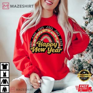 Rainbow New Years Eve T Shirt 2