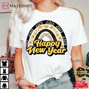 Rainbow New Years Eve T Shirt 3