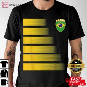 Brazilian Soccer Jersey Brazil Football Flag T Shirt 2