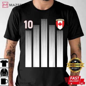 Canada 10 Soocer Jersey Canada Football Fan Soccer T Shirt 2