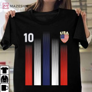 National America Flag American USA Soccer Jersey T Shirt 1