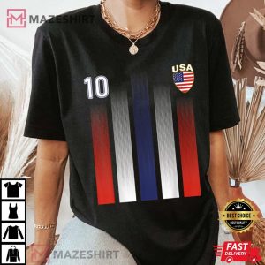 National America Flag American USA Soccer Jersey T Shirt 3