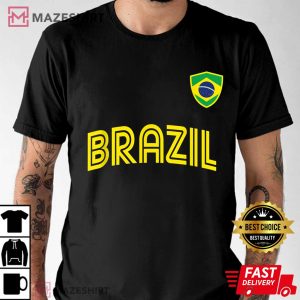 Brazil Soccer Team Jersey Retro Unisex T Shirt 3